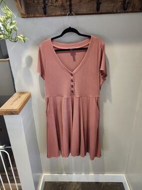 Torrid 2x Coral Skater Dress